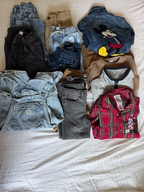 Zara bundle Kids jeans and Mickey Denim Jacket - Blue and more
